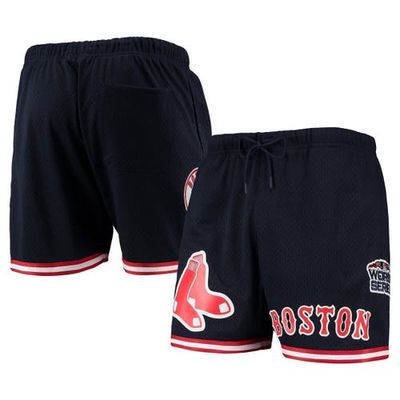 Men's Pro Standard Navy Boston Red Sox 2018 World Series Mesh Shorts