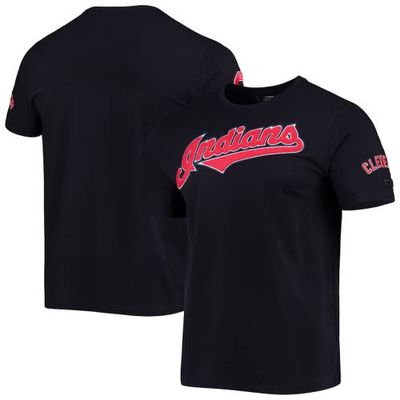 Men's Pro Standard Navy Cleveland Indians Team Logo T-Shirt