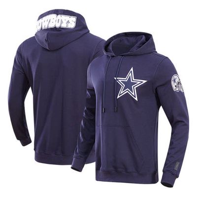 Men's Pro Standard Navy Dallas Cowboys Logo Pullover Hoodie