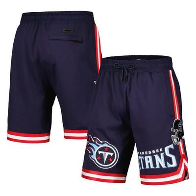 Men's Pro Standard Navy Tennessee Titans Classic Chenille Shorts