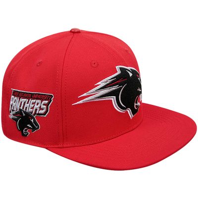 Men's Pro Standard Red Clark Atlanta University Panthers Evergreen Mascot Snapback Hat