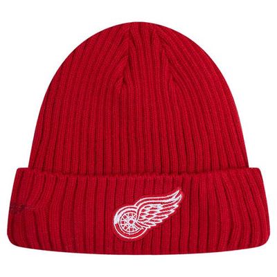 Men's Pro Standard Red Detroit Red Wings Classic Core Cuffed Knit Hat