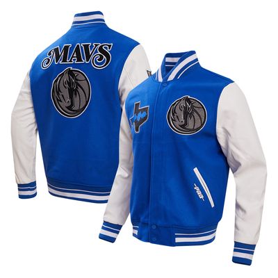 Men's Pro Standard Royal Dallas Mavericks 2023/24 City Edition Varsity Jacket