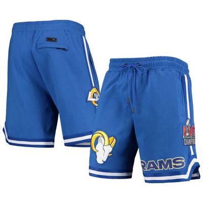 Men's Pro Standard Royal Los Angeles Rams Core Shorts