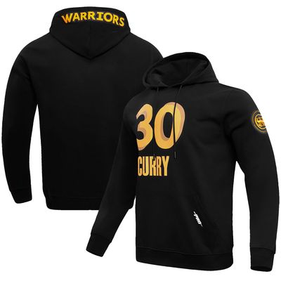Men's Pro Standard Stephen Curry Black Golden State Warriors 2023/24 City Edition Name & Number Pullover Hoodie