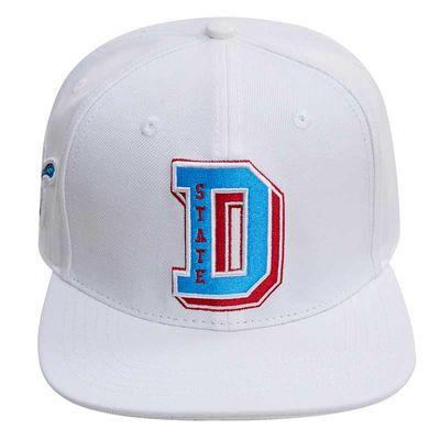 Men's Pro Standard White Delaware State Hornets Evergreen Wool Snapback Hat