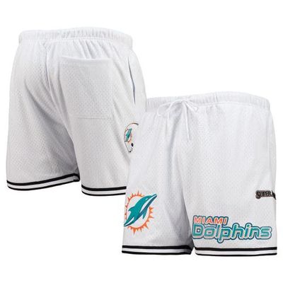 Men's Pro Standard White Miami Dolphins Mesh Shorts