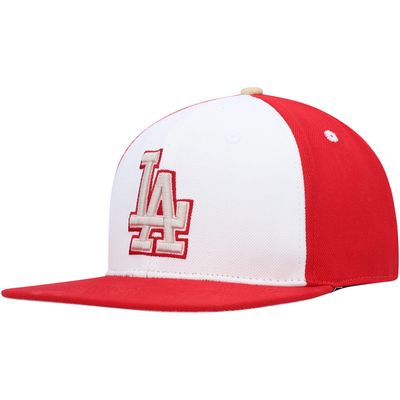 Men's Pro Standard White/Red Los Angeles Dodgers Strawberry Ice Cream Drip Snapback Hat