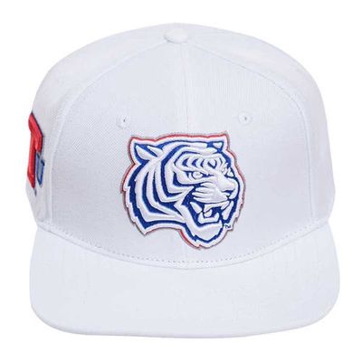 Men's Pro Standard White Tennessee State Tigers Mascot Evergreen Wool Snapback Hat
