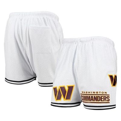 Men's Pro Standard White Washington Commanders Mesh Shorts