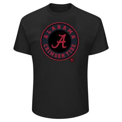 Men's Profile Black Alabama Crimson Tide Big & Tall Pop T-Shirt