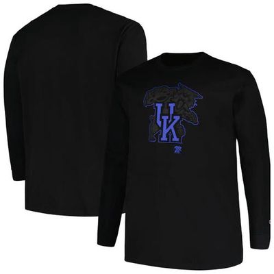 Men's Profile Black Kentucky Wildcats Big & Tall Pop Long Sleeve T-Shirt