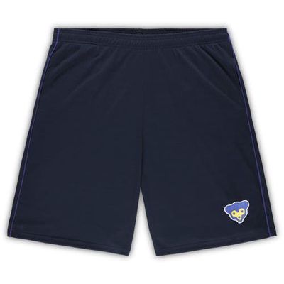 Men's Profile Navy Chicago Cubs Big & Tall Cooperstown Collection Mesh Shorts