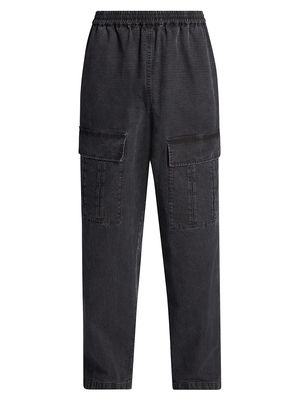 Men's Prudento Cotton Ripstop Pants - Black - Size 34