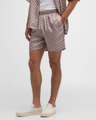 Men's Pull-On Silk Shorts