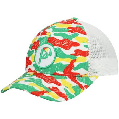 Men's Puma Green Arnold Palmer Invitational Multi Camo Snapback Hat