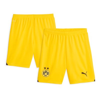 Men's Puma Yellow Borussia Dortmund 2023/24 Home Replica Shorts