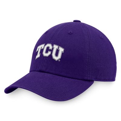 Men's Purple TCU Horned Frogs Central Adjustable Hat