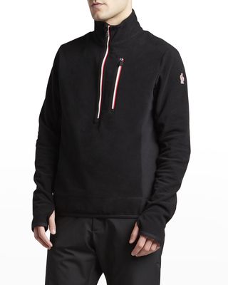 Men's Quarter-Zip Fleece Sweatshirt