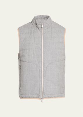 Men's Quilted Down Full-Zip Vest