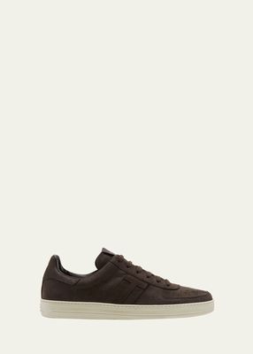 Men's Radcliffe Croc-Effect Leather Low-Top Sneakers