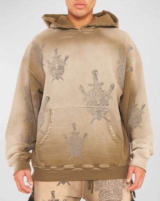 Men's Ray Heart and Dagger Hoodie