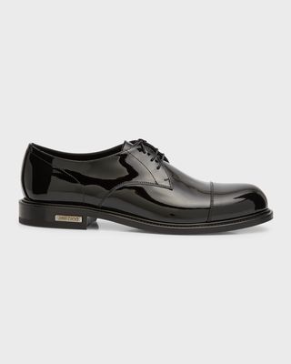 Men's Ray Patent Leather Derby Shoes