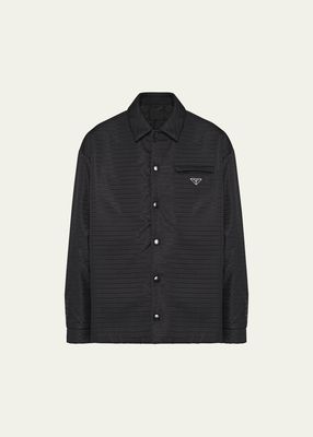 Men's Re-Nylon Button-Down Shirt