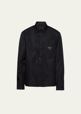 Men's Re-Nylon Button-Front Shirt