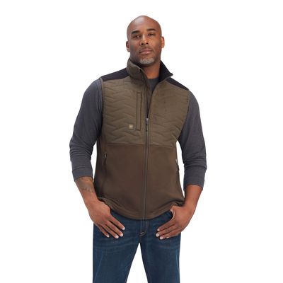 Men's Rebar Cloud 9 Insulated Vest in Wren, Size: Large_Tall by Ariat