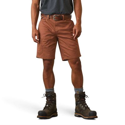 Men's Rebar DuraStretch Made Tough Short in Sequoia, Size: 28 Regular by Ariat
