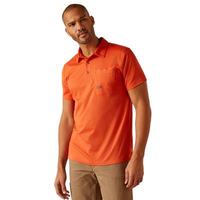 Men's Rebar Foreman T-Shirt in Orange Rust