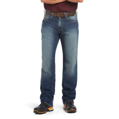 Men's Rebar M3 Loose DuraStretch Basic Stackable Straight Leg Jeans in Sierra