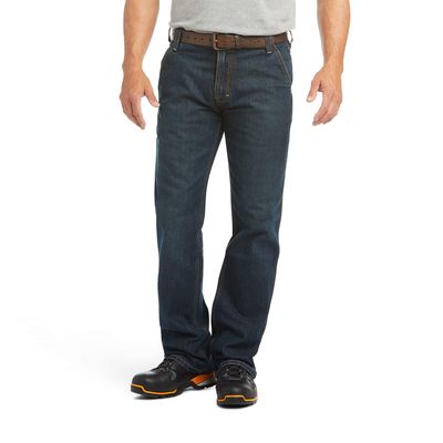 Men's Rebar M4 Low Rise DuraStretch Workhorse Boot Cut Jeans in Phantom, Size: 46 X 30 by Ariat