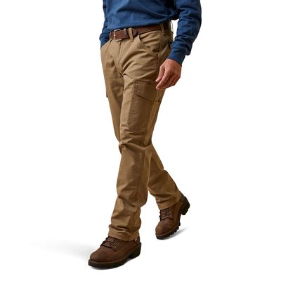 Men's Rebar M4 Relaxed Made Tough Cargo Straight Pant in Field Khaki