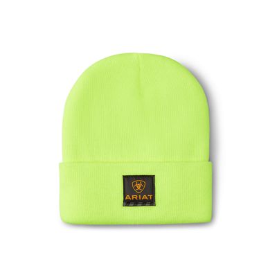 Men's Rebar Watch Cap in Bright Yellow by Ariat