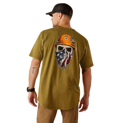 Men's Rebar Workman Born For This T-Shirt in Lichen Heather