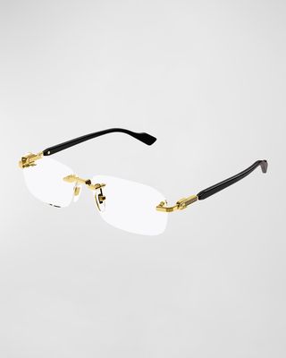 Men's Rectangle Optical Glasses