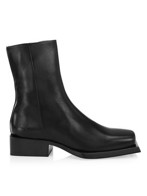 Men's Reese Block-Heel Boots - Black - Size 14 - Black - Size 14