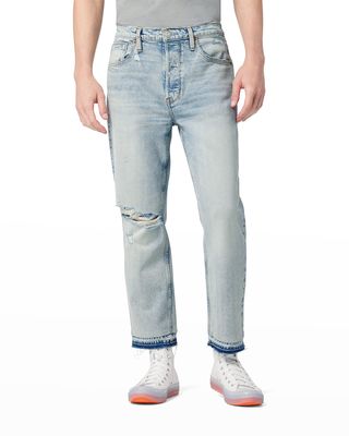 Men's Reese Contrast-Cuff Jeans