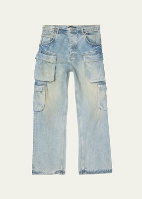 Men's Relaxed Double Cargo Jeans