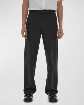 Men's Relaxed Leg Twill Trousers