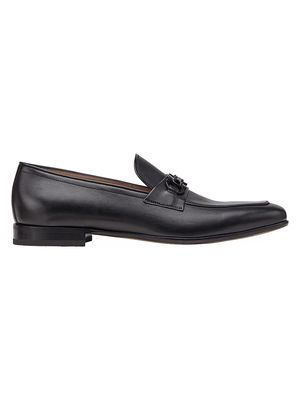 Men's Reno Leather Loafers - Nero - Size 7 - Nero - Size 7