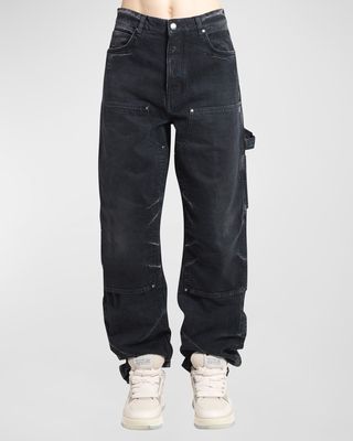 Men's Repeat-Logo Carpenter Jeans