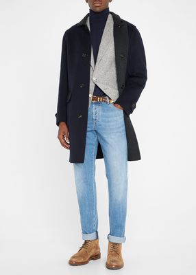 Men's Reversible Cashmere Overcoat