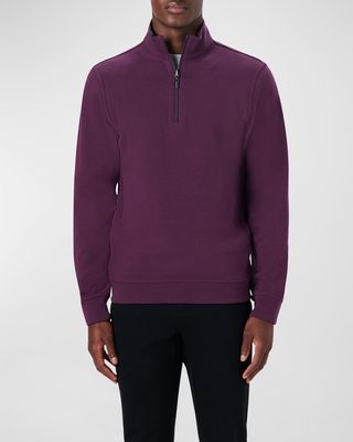 Men's Reversible Quarter-Zip Sweater
