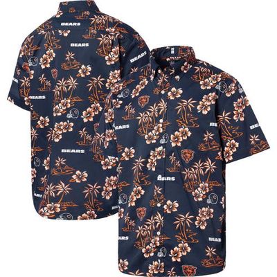 Men's Reyn Spooner Navy Chicago Bears Kekai Button-Up Shirt