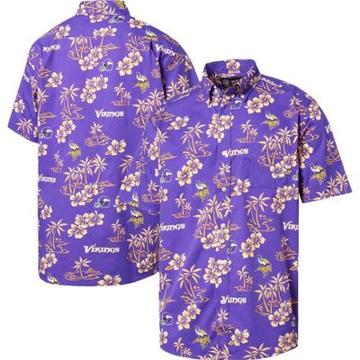 Men's Reyn Spooner Purple Minnesota Vikings Kekai Button-Up Shirt