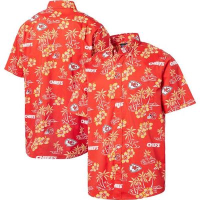 Men's Reyn Spooner Red Kansas City Chiefs Kekai Button-Up Shirt