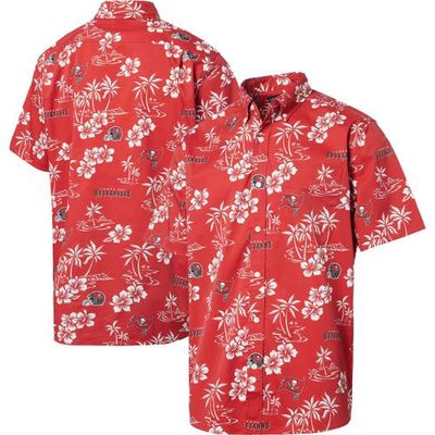 Men's Reyn Spooner Red Tampa Bay Buccaneers Kekai Button-Up Shirt